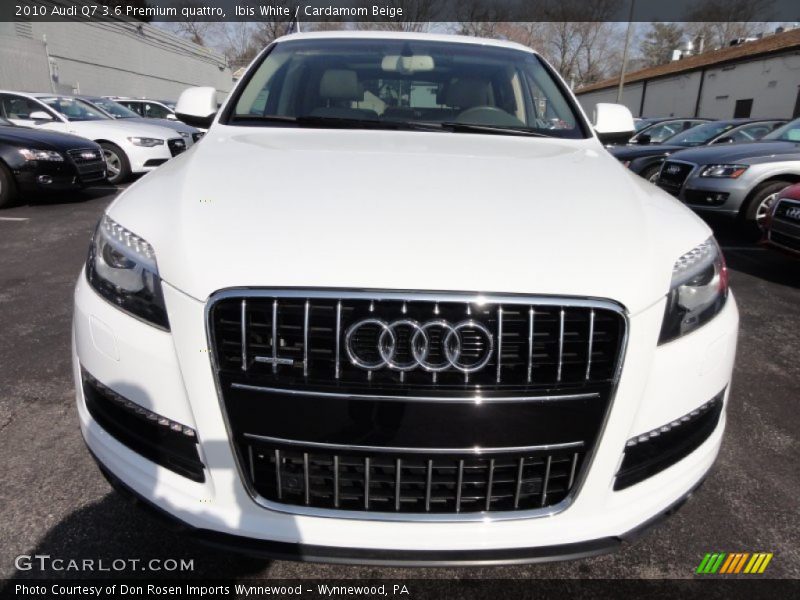 Ibis White / Cardamom Beige 2010 Audi Q7 3.6 Premium quattro