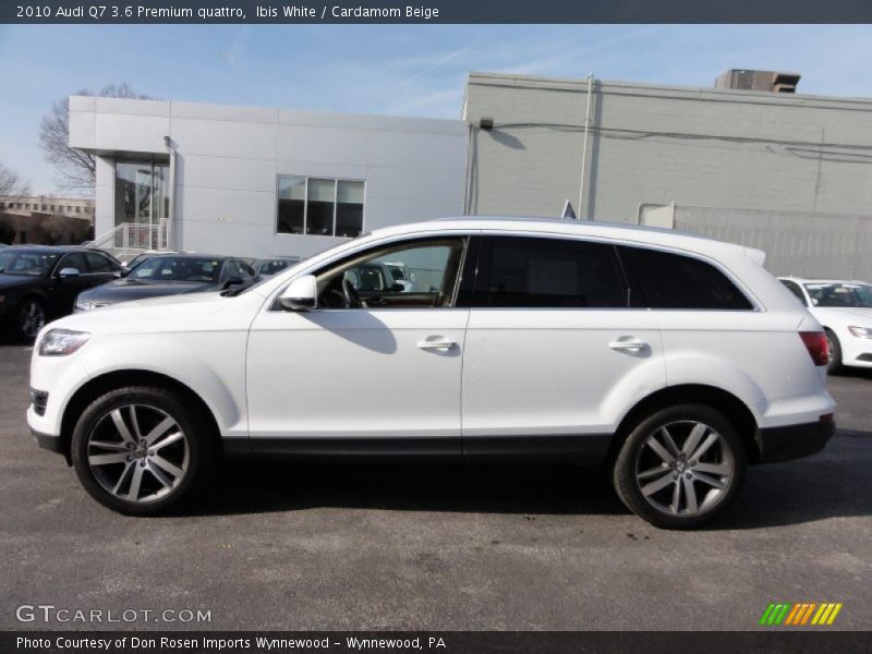 Ibis White / Cardamom Beige 2010 Audi Q7 3.6 Premium quattro