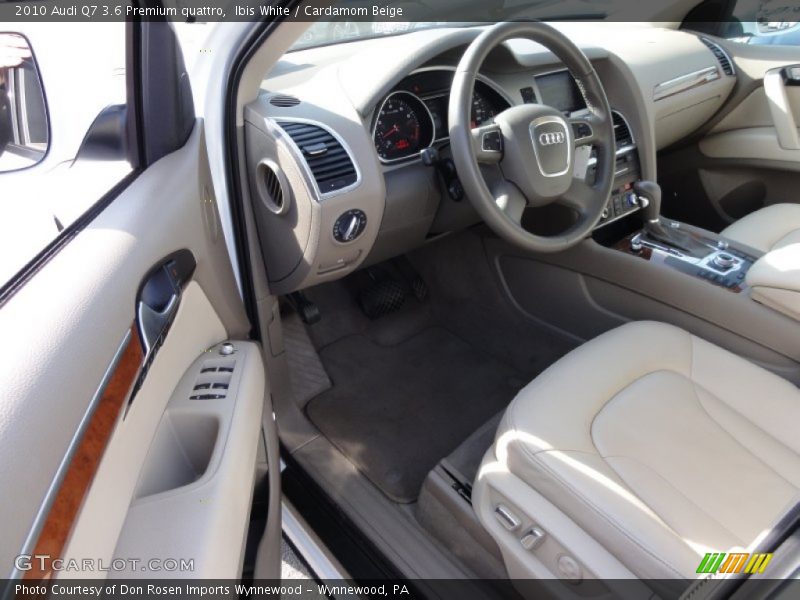 Ibis White / Cardamom Beige 2010 Audi Q7 3.6 Premium quattro