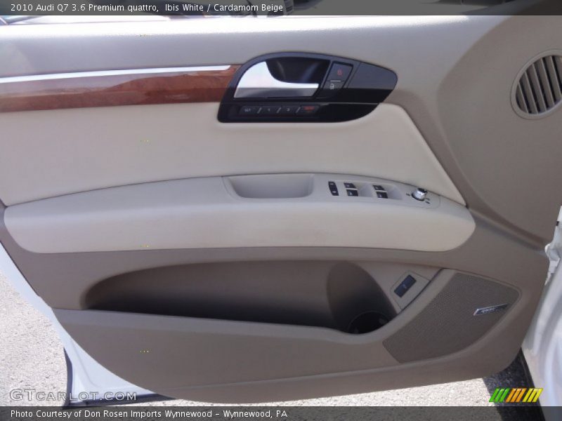 Ibis White / Cardamom Beige 2010 Audi Q7 3.6 Premium quattro