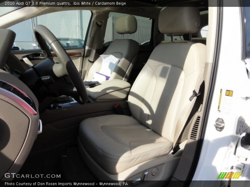 Ibis White / Cardamom Beige 2010 Audi Q7 3.6 Premium quattro