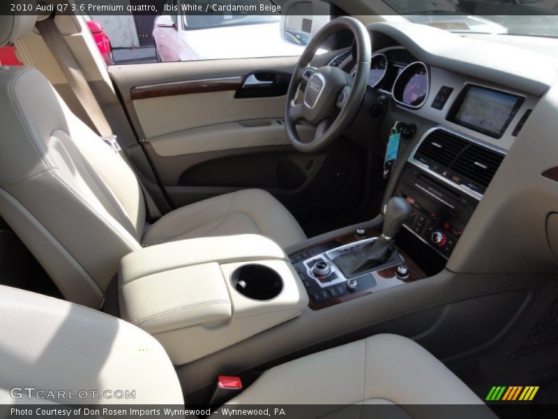 Ibis White / Cardamom Beige 2010 Audi Q7 3.6 Premium quattro