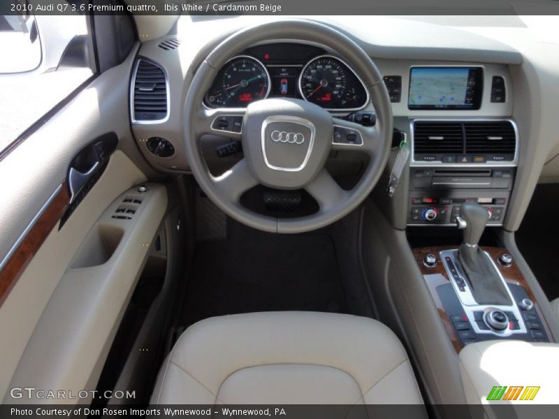 Ibis White / Cardamom Beige 2010 Audi Q7 3.6 Premium quattro