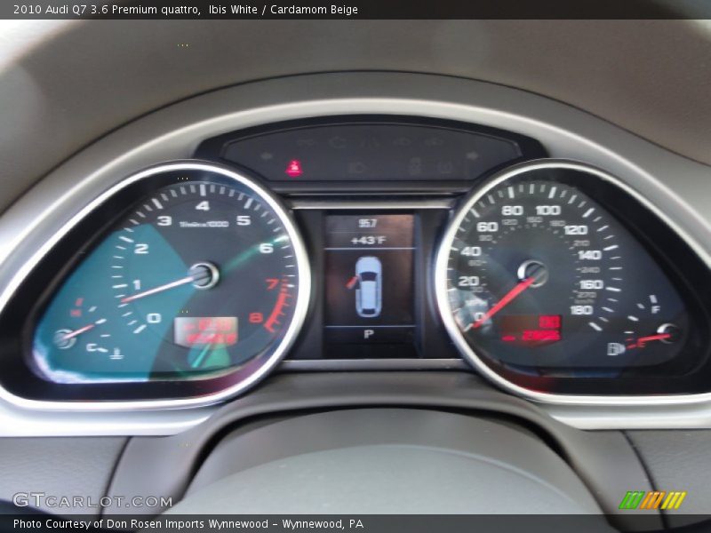 Ibis White / Cardamom Beige 2010 Audi Q7 3.6 Premium quattro