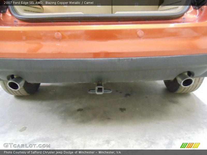 Blazing Copper Metallic / Camel 2007 Ford Edge SEL AWD