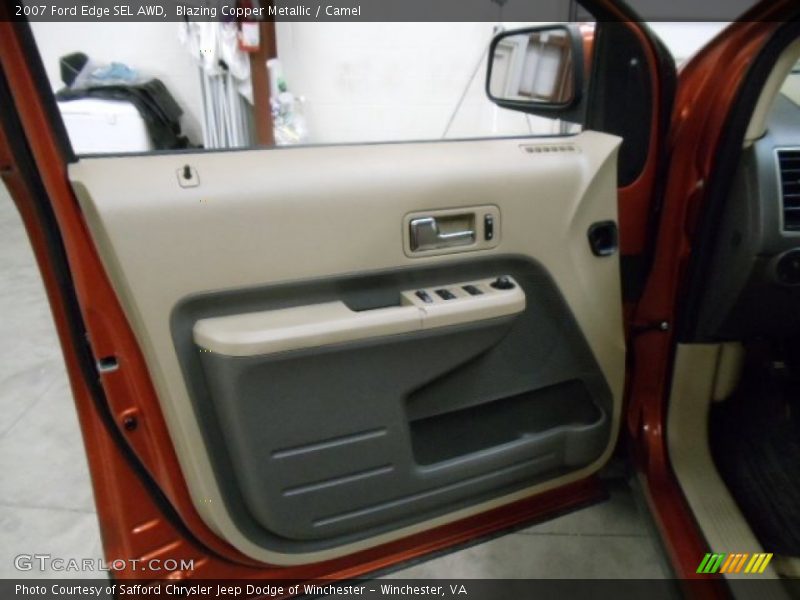 Blazing Copper Metallic / Camel 2007 Ford Edge SEL AWD