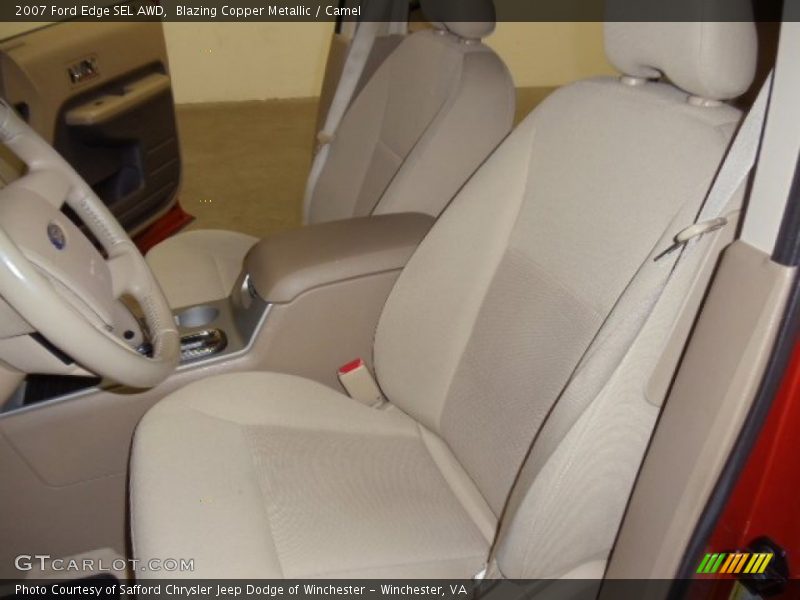 Blazing Copper Metallic / Camel 2007 Ford Edge SEL AWD