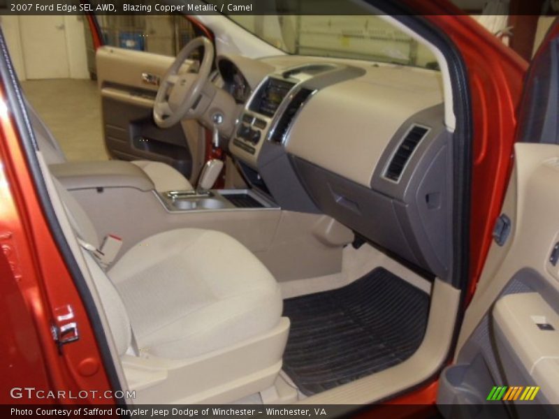 Blazing Copper Metallic / Camel 2007 Ford Edge SEL AWD