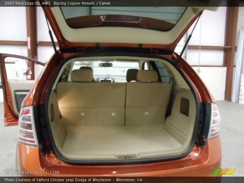 Blazing Copper Metallic / Camel 2007 Ford Edge SEL AWD