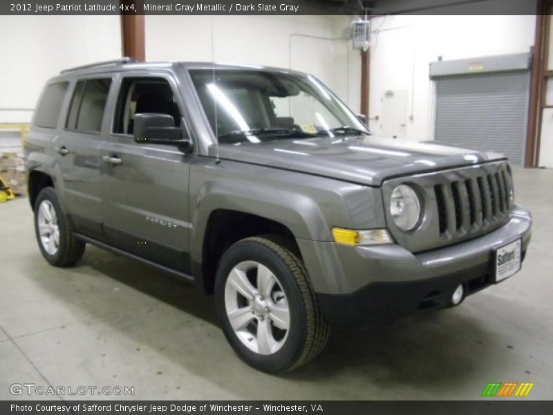 Mineral Gray Metallic / Dark Slate Gray 2012 Jeep Patriot Latitude 4x4