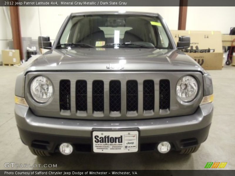 Mineral Gray Metallic / Dark Slate Gray 2012 Jeep Patriot Latitude 4x4