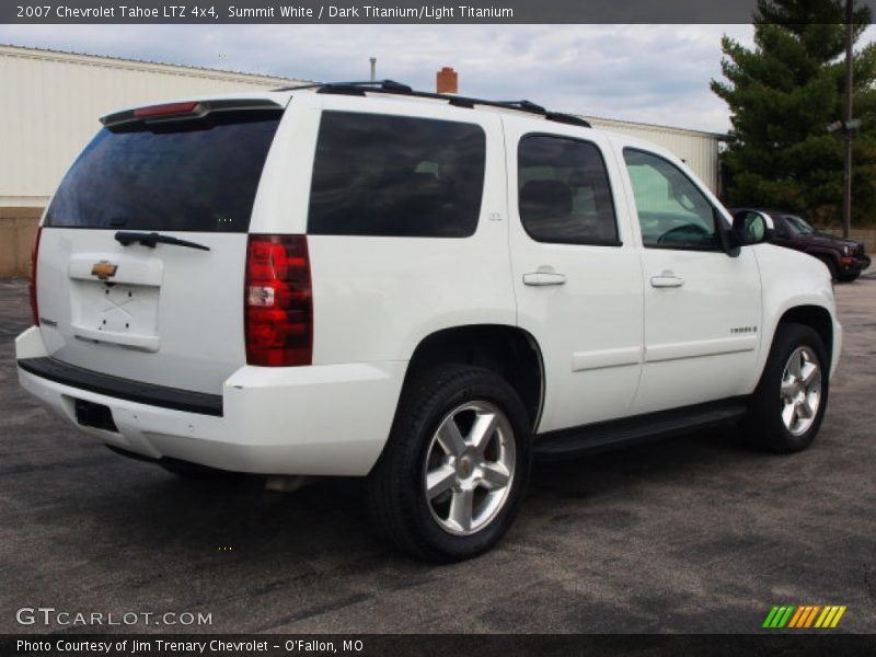 Summit White / Dark Titanium/Light Titanium 2007 Chevrolet Tahoe LTZ 4x4