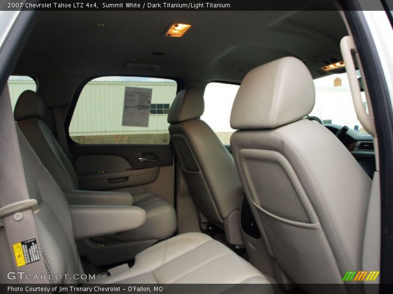Summit White / Dark Titanium/Light Titanium 2007 Chevrolet Tahoe LTZ 4x4