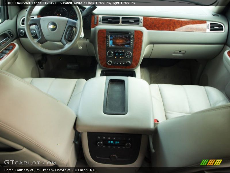 Summit White / Dark Titanium/Light Titanium 2007 Chevrolet Tahoe LTZ 4x4
