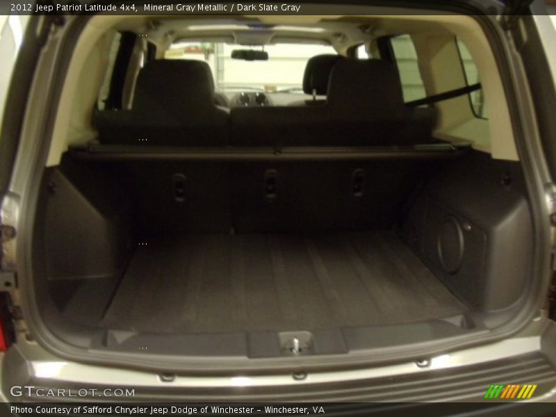 Mineral Gray Metallic / Dark Slate Gray 2012 Jeep Patriot Latitude 4x4