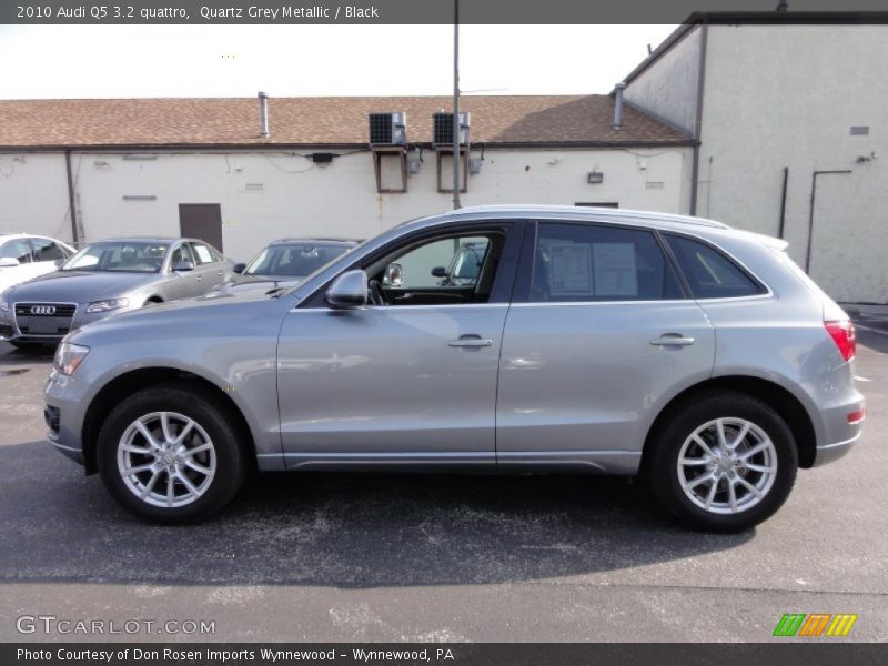 Quartz Grey Metallic / Black 2010 Audi Q5 3.2 quattro