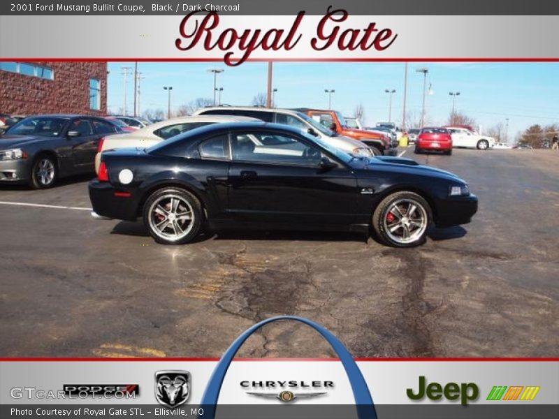Black / Dark Charcoal 2001 Ford Mustang Bullitt Coupe