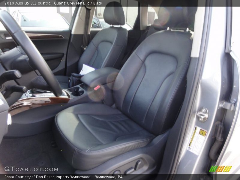 Quartz Grey Metallic / Black 2010 Audi Q5 3.2 quattro