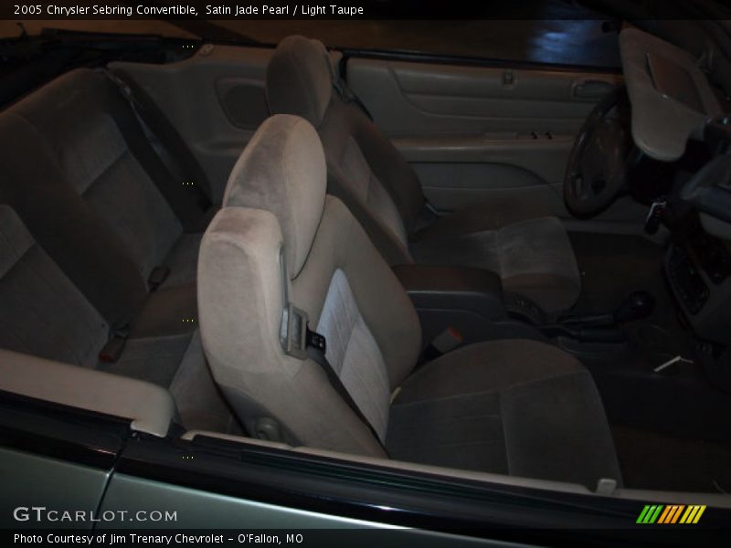 Satin Jade Pearl / Light Taupe 2005 Chrysler Sebring Convertible