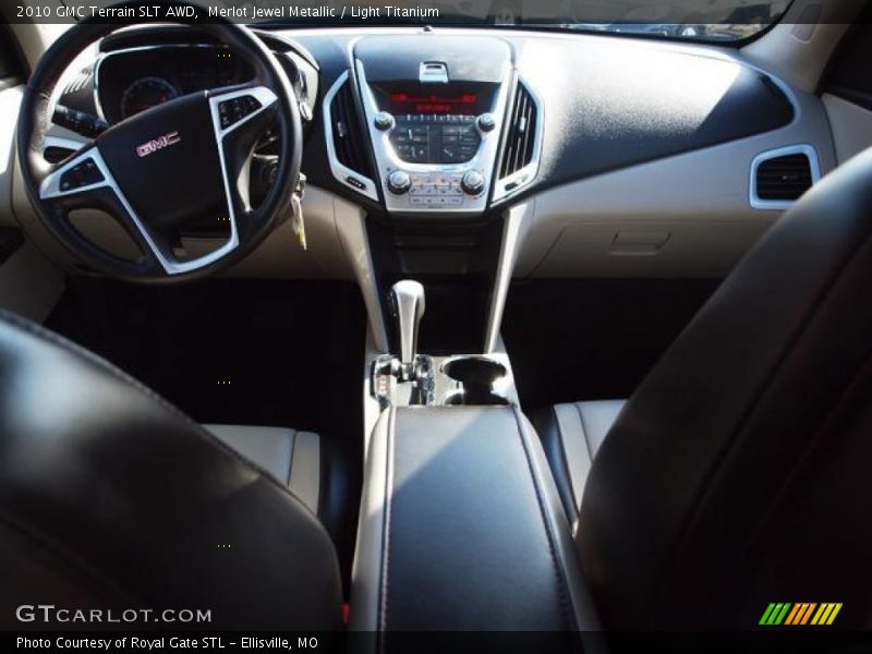 Merlot Jewel Metallic / Light Titanium 2010 GMC Terrain SLT AWD