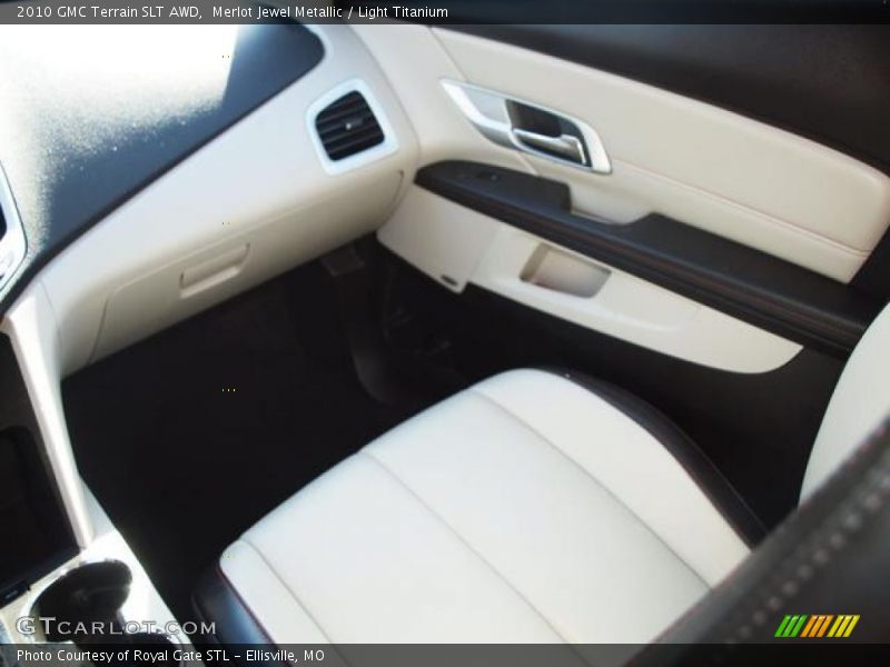 Merlot Jewel Metallic / Light Titanium 2010 GMC Terrain SLT AWD