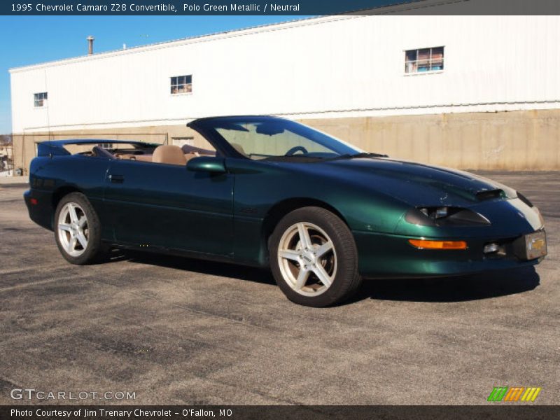 Polo Green Metallic / Neutral 1995 Chevrolet Camaro Z28 Convertible