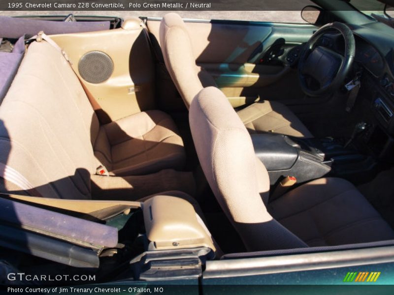 Polo Green Metallic / Neutral 1995 Chevrolet Camaro Z28 Convertible