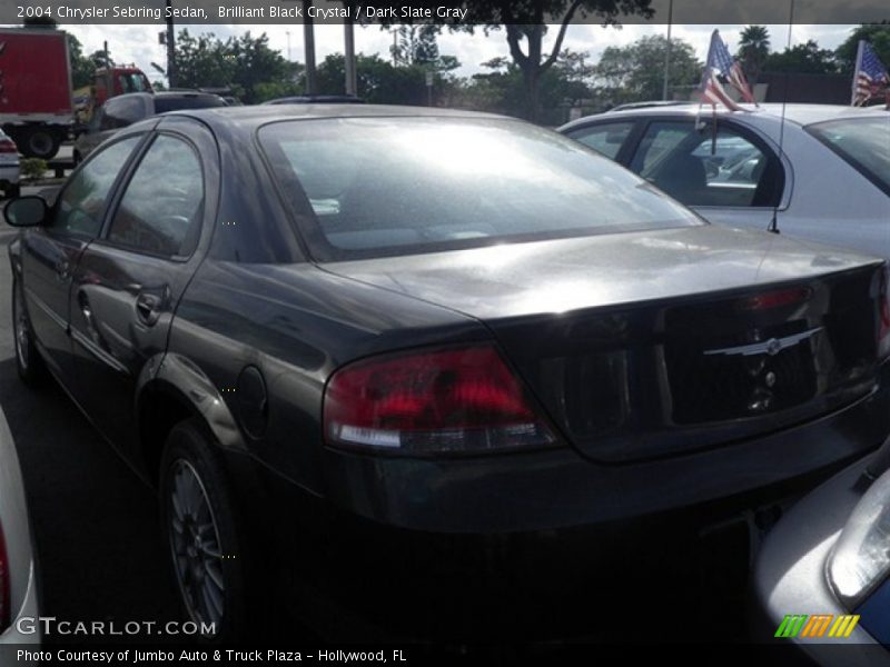 Brilliant Black Crystal / Dark Slate Gray 2004 Chrysler Sebring Sedan