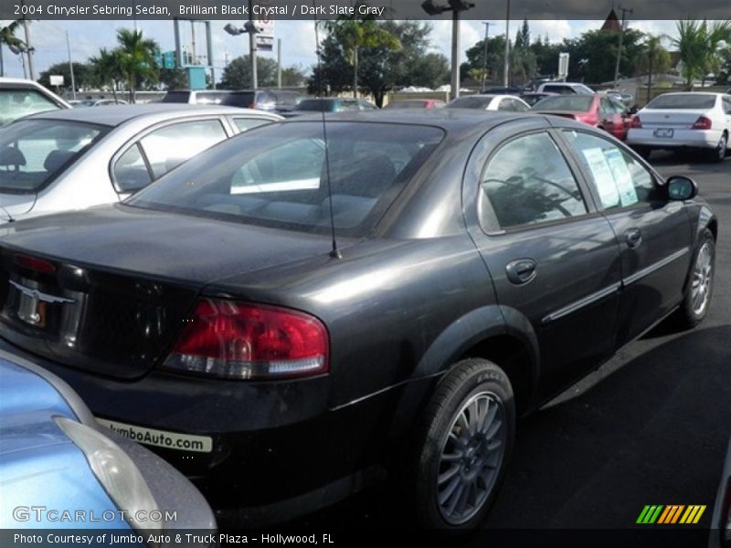 Brilliant Black Crystal / Dark Slate Gray 2004 Chrysler Sebring Sedan