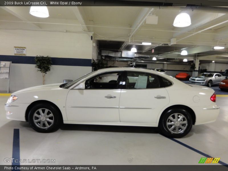 White Opal / Ebony 2009 Buick LaCrosse CXL