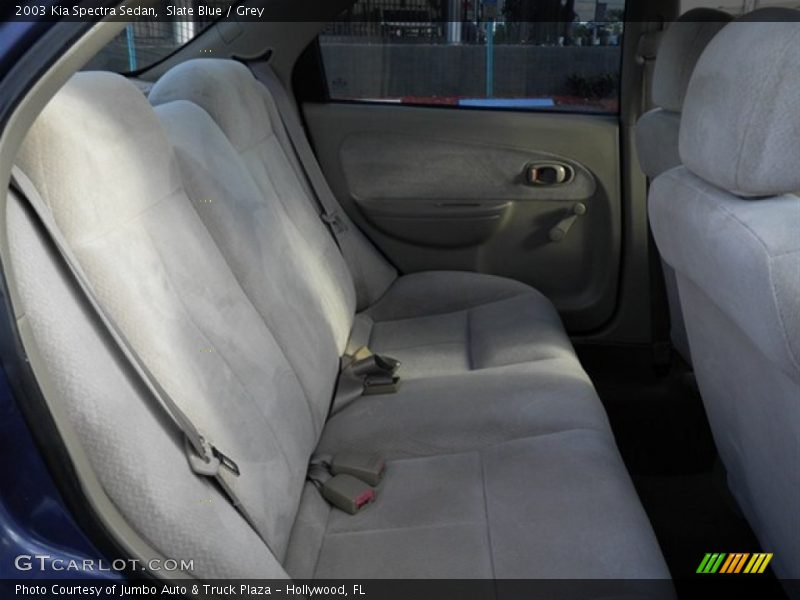 Slate Blue / Grey 2003 Kia Spectra Sedan