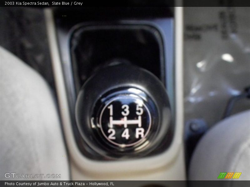 Slate Blue / Grey 2003 Kia Spectra Sedan