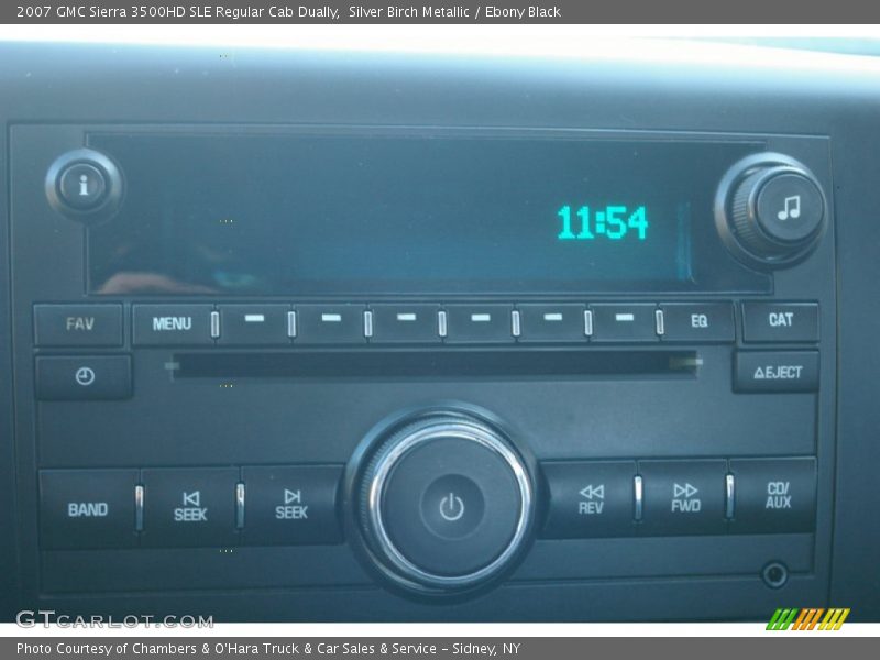 Silver Birch Metallic / Ebony Black 2007 GMC Sierra 3500HD SLE Regular Cab Dually