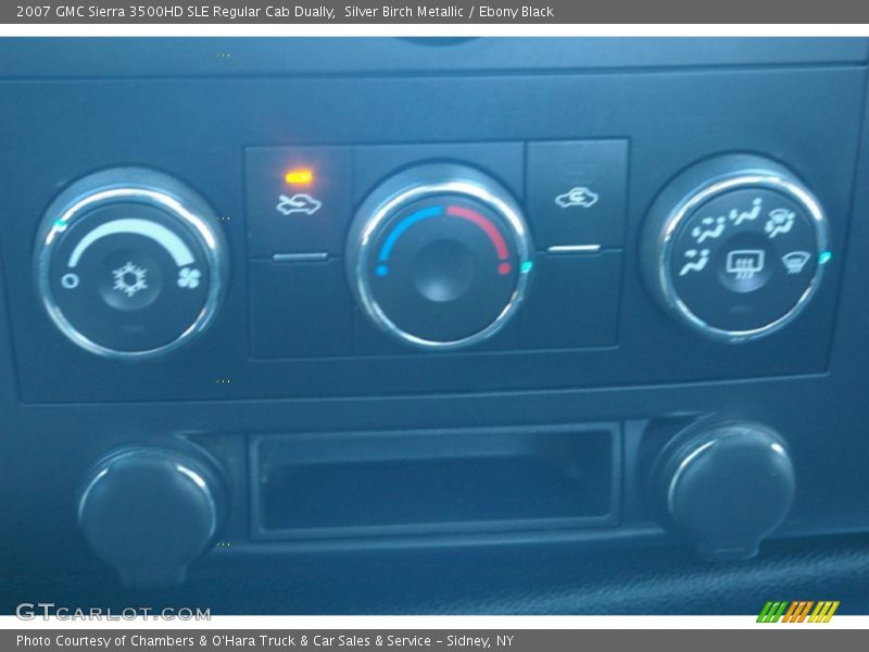 Silver Birch Metallic / Ebony Black 2007 GMC Sierra 3500HD SLE Regular Cab Dually