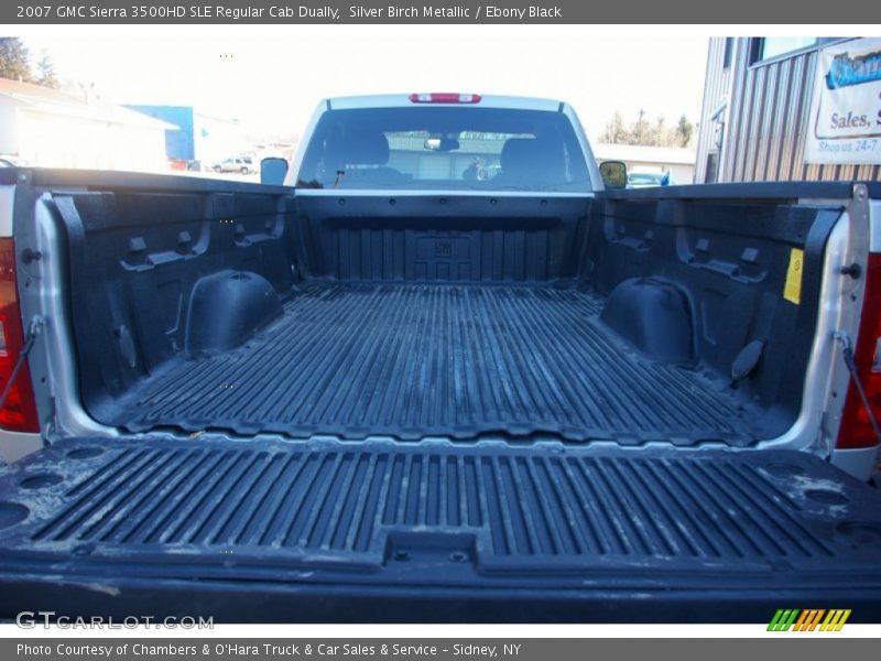 Silver Birch Metallic / Ebony Black 2007 GMC Sierra 3500HD SLE Regular Cab Dually