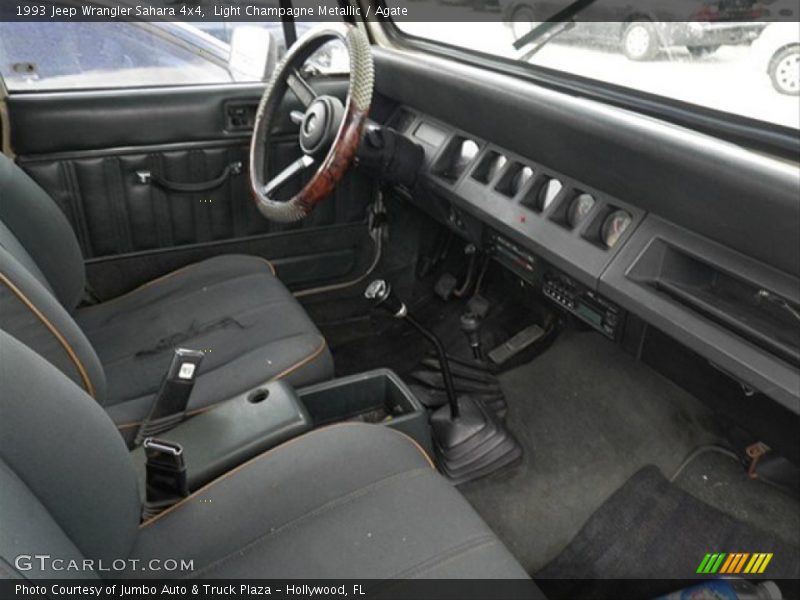 Light Champagne Metallic / Agate 1993 Jeep Wrangler Sahara 4x4
