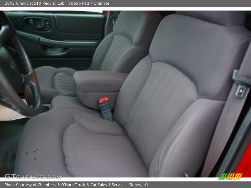 Victory Red / Graphite 2003 Chevrolet S10 Regular Cab