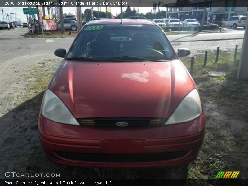 Autumn Orange Metallic / Dark Charcoal 2000 Ford Focus SE Sedan