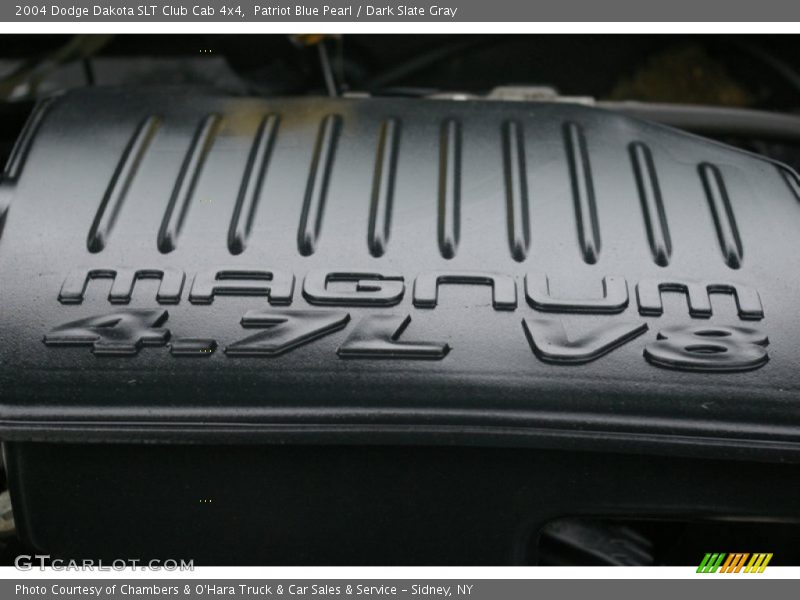Patriot Blue Pearl / Dark Slate Gray 2004 Dodge Dakota SLT Club Cab 4x4