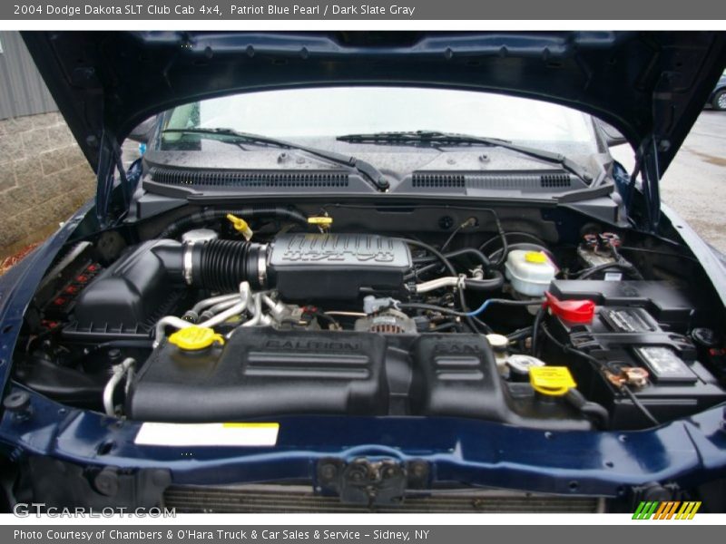 Patriot Blue Pearl / Dark Slate Gray 2004 Dodge Dakota SLT Club Cab 4x4