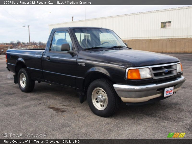 Black / Medium Graphite 1997 Ford Ranger XLT Regular Cab