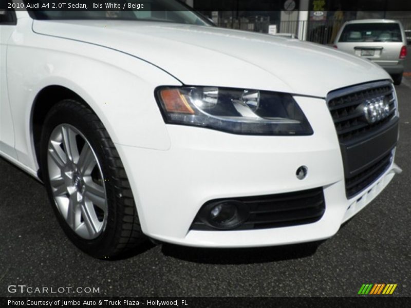 Ibis White / Beige 2010 Audi A4 2.0T Sedan