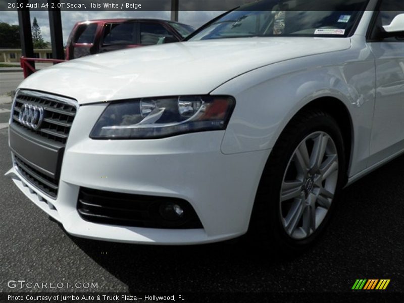 Ibis White / Beige 2010 Audi A4 2.0T Sedan