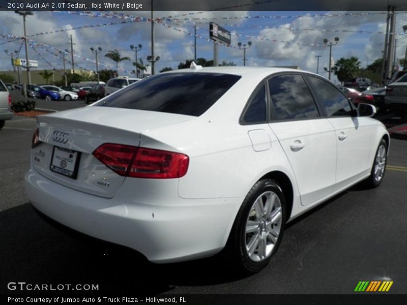 Ibis White / Beige 2010 Audi A4 2.0T Sedan