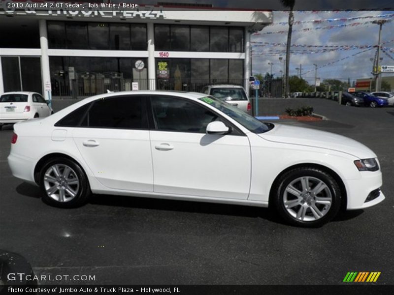 Ibis White / Beige 2010 Audi A4 2.0T Sedan