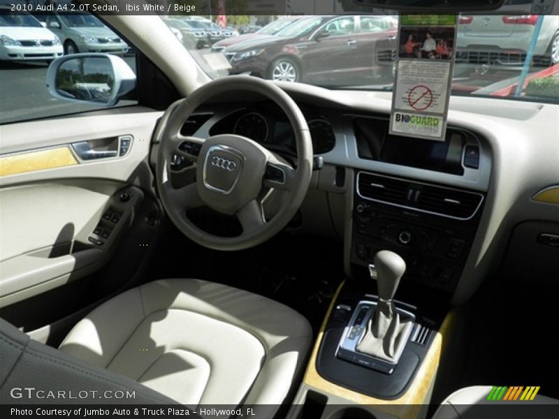 Ibis White / Beige 2010 Audi A4 2.0T Sedan