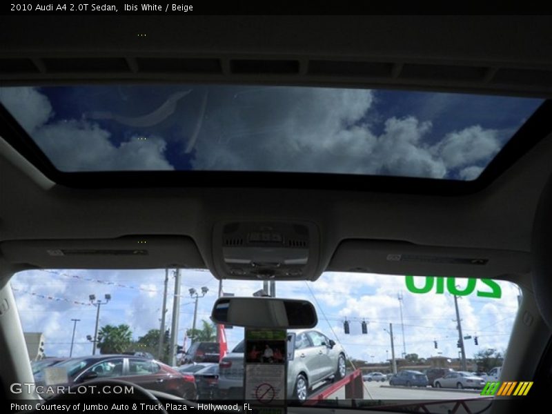 Ibis White / Beige 2010 Audi A4 2.0T Sedan