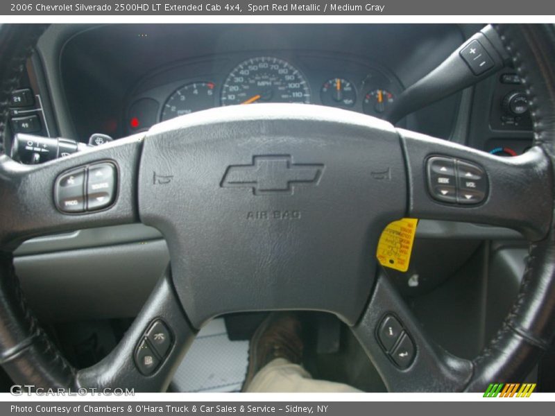 Sport Red Metallic / Medium Gray 2006 Chevrolet Silverado 2500HD LT Extended Cab 4x4