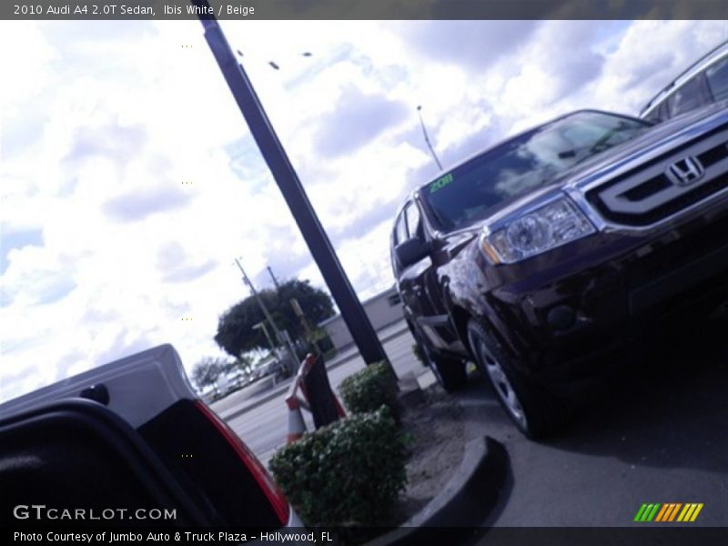 Ibis White / Beige 2010 Audi A4 2.0T Sedan