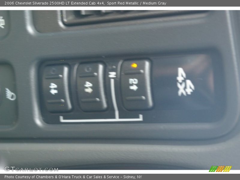 Sport Red Metallic / Medium Gray 2006 Chevrolet Silverado 2500HD LT Extended Cab 4x4